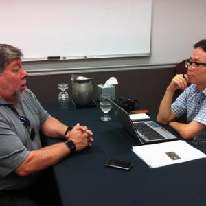 9/5/11 Woz was interviewed by Jang Seung-kyu from a Korean newspaper named Hankyung Business.
